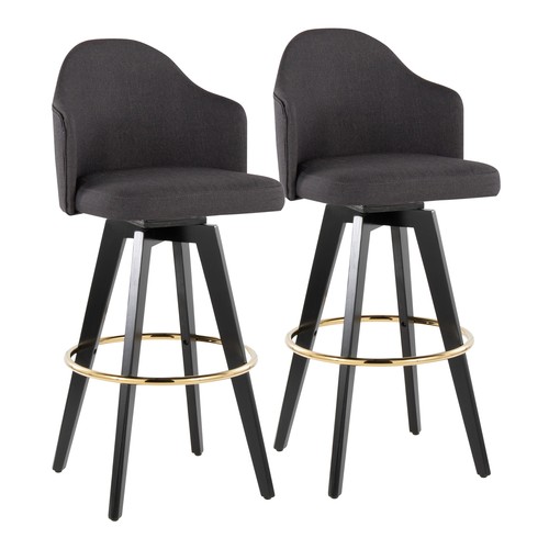 Ahoy Upholstered 30" Fixed-height Barstool - Set Of 2
